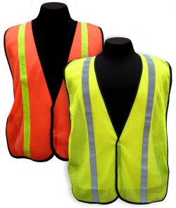 Mesh Safety Vest w/ Reflective – Lime