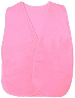 Incident Command Vest (Polyester) Pink - Front 