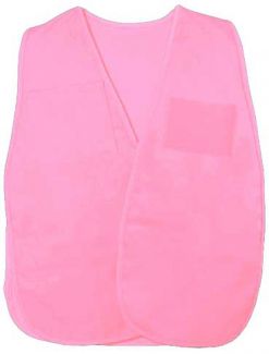 Incident Command Vest (Polyester) Pink - Front