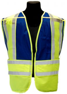 CLOSE OUT - Blue Public Safety Vest | Size: 2XL/4XL