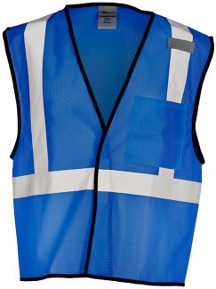 Kishigo Enhanced Visibility Single Pocket Mesh Vest (12 Colors)