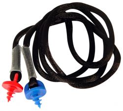 Neckcord for Custom Molded Ear Plugs - Black