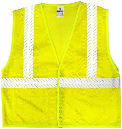 FM389 Modacrylic Flame Resistant Mesh - Lime - Front