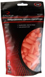 Ear Plugs 32NRR - Bag of 50 Pair