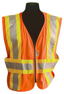 CLOSE OUT - ANSI Class II Expandable Safety Vest - Size 3X/4X)
