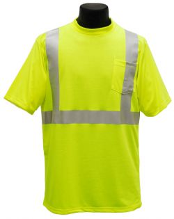 ANSI Class II T-Shirt - Lime - Front