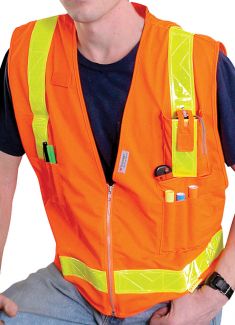 CLOSE OUT - ANSI Class II Multi-Pocket Safety Vest - Size 3XL